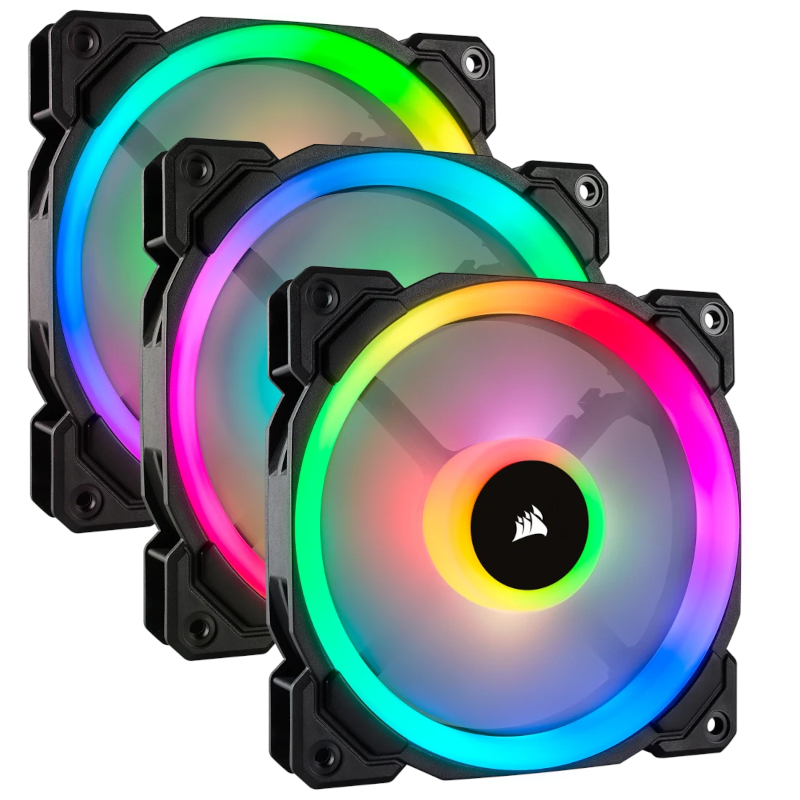 Ventoinha Corsair LL120 RGB 3x120mm