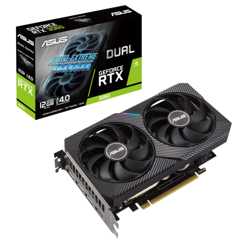 Placa Gráfica ASUS NVIDIA GeForce RTX 3060 12GB GDDR6 V2