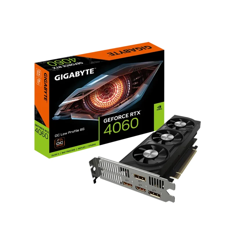 Placa Gráfica Gigabyte NVIDIA GeForce RTX 4060 LP OC 8GB GDDR6