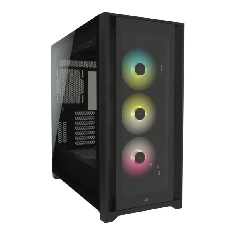 Caixa E-ATX iCUE Corsair 5000X ARGB Preto