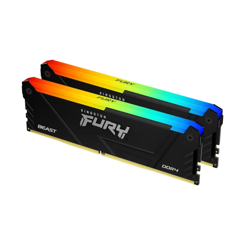 Memória RAM Kingston Fury Beast RGB DDR4