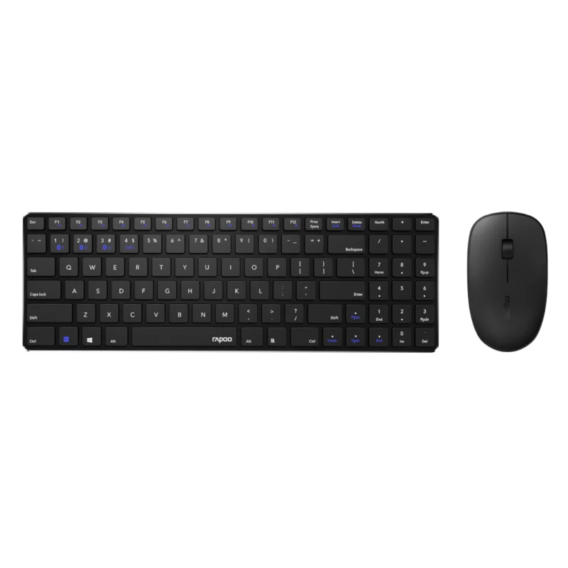 Conjunto de Teclado e Rato Rapoo 9300M Ultra-slim