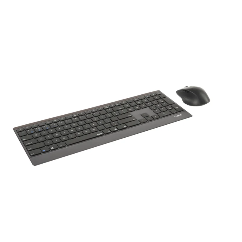 Conjunto de Teclado e Rato Rapoo 9500M