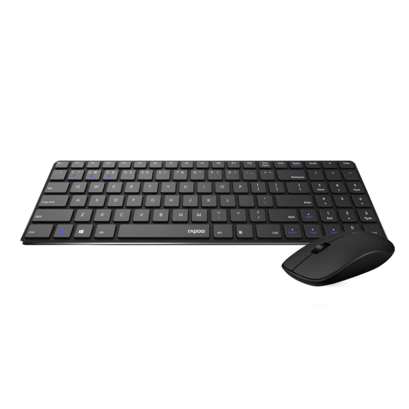 Conjunto de Teclado e Rato Rapoo 9300M Ultra-slim