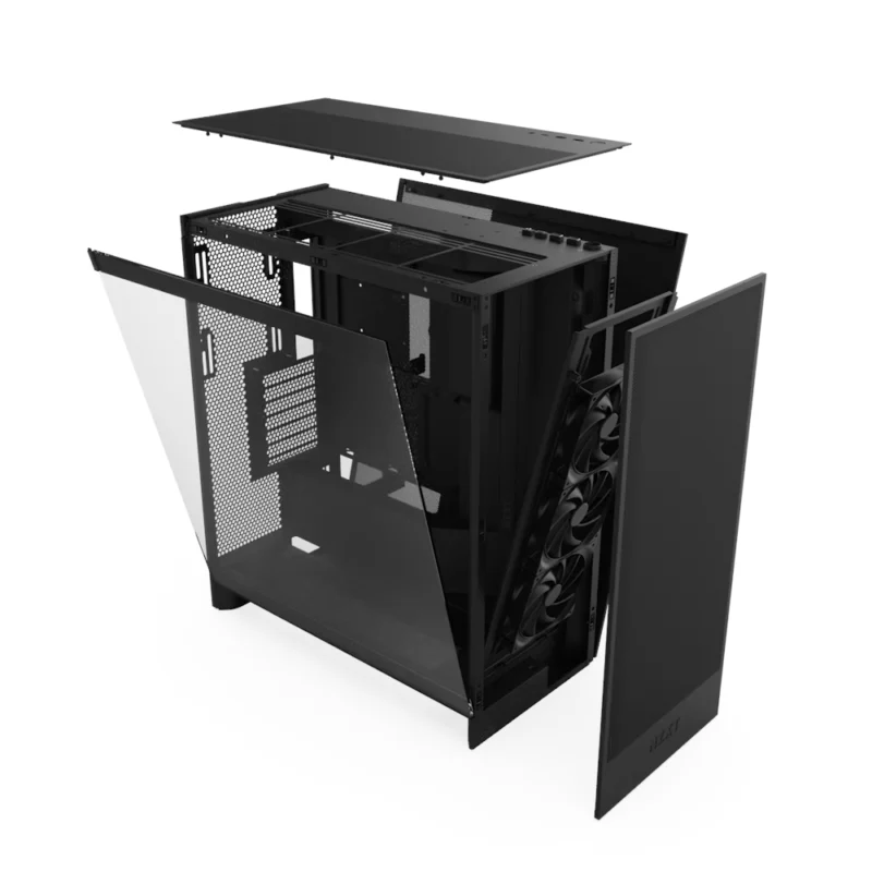 Caixa E-ATX NZXT H7 Flow Preto