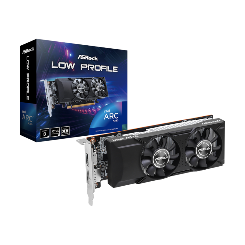 Placa Gráfica ASRock Intel Arc A380 Low Profile 6GB GDDR6 OC