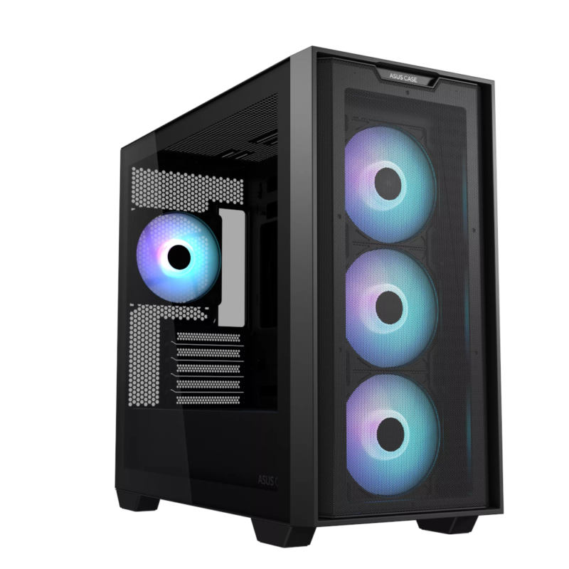 Caixa M-ATX ASUS A21 Plus Vidro Temperado Preto