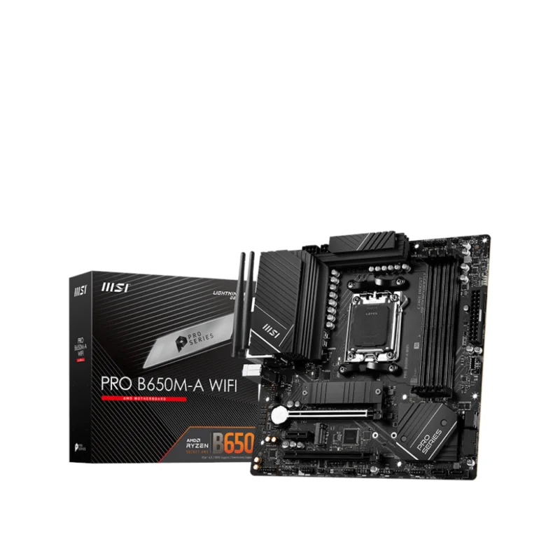 Motherboard MSI Pro B650M-A Wi-Fi DDR5 Micro-ATX AM5