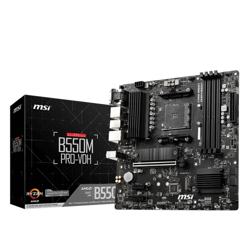 Motherboard MSI Pro B550M-VDH DDR4 Micro-ATX AM4