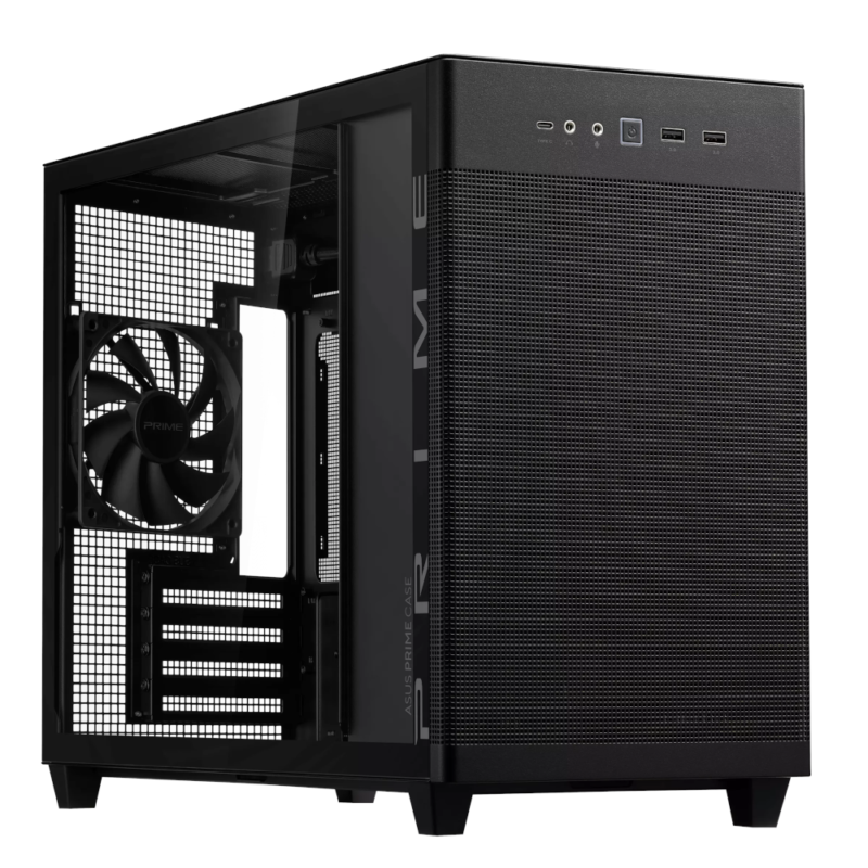 Caixa M-ATX ASUS AP201 Prime Vidro Temperado Preto