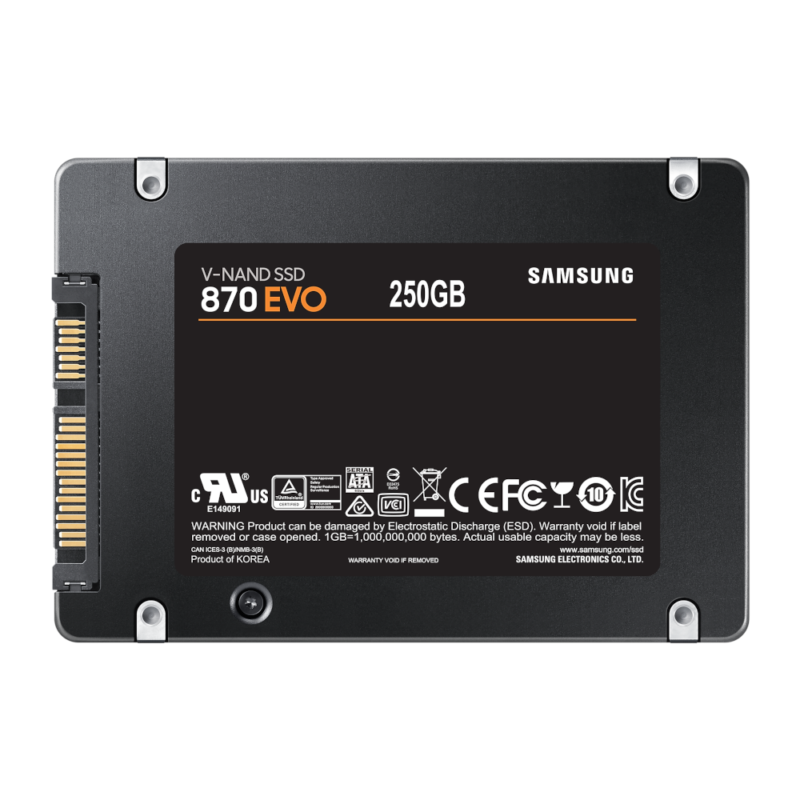 SSD Samsung 870 EVO 250GB SATAIII