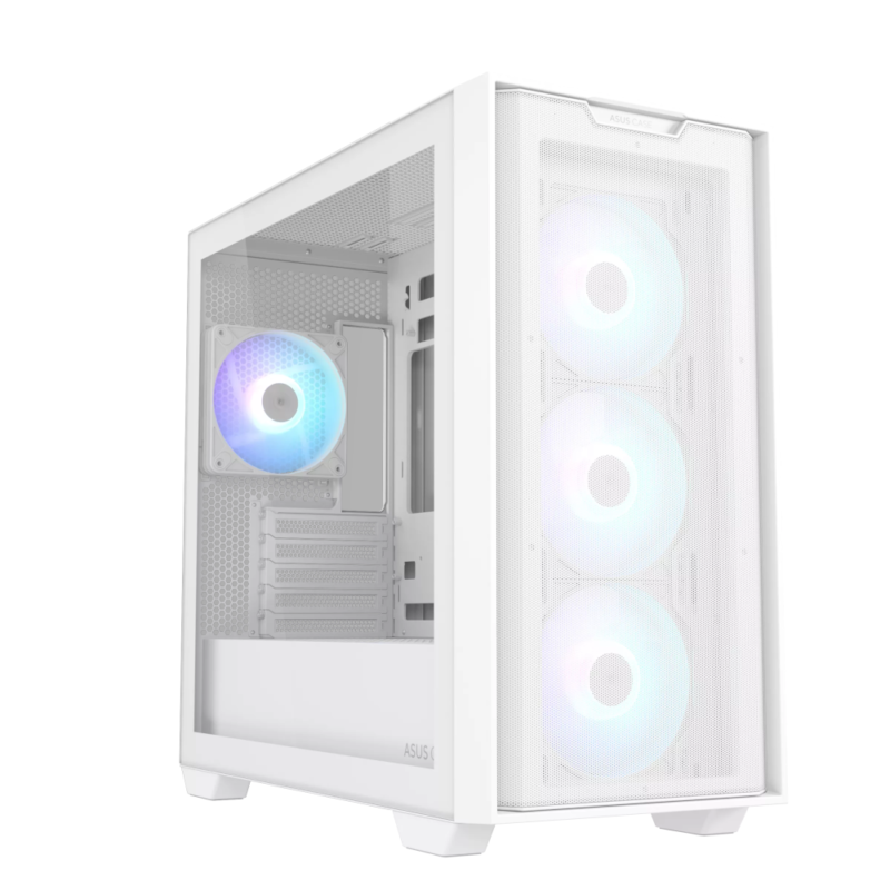 Caixa M-ATX ASUS A21 Plus Vidro Temperado Branco