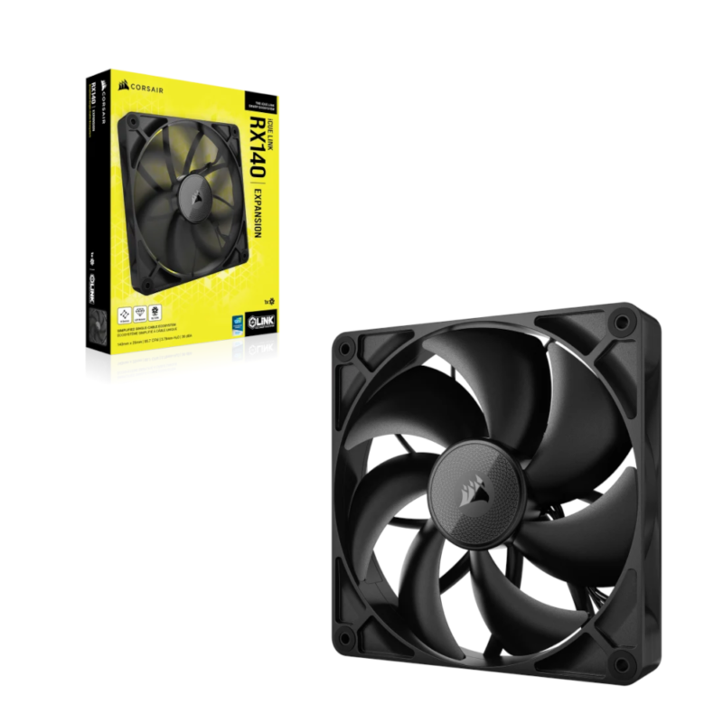 Ventoinha Corsair iCue Link RX140 Preto 140mm