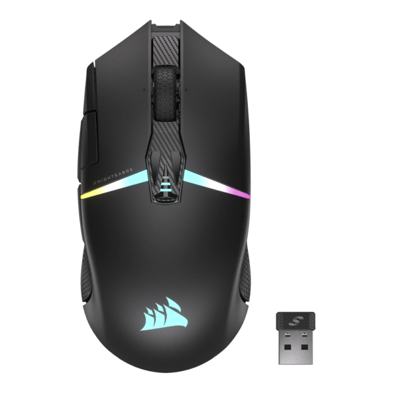 Rato Corsair Nightsabre RGB Wireless Preto