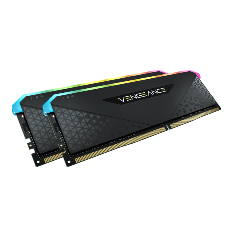 Memória RAM Corsair Vengeance RGB RS 32GB (2x16GB) DDR4 3200MHz CL16 Preto