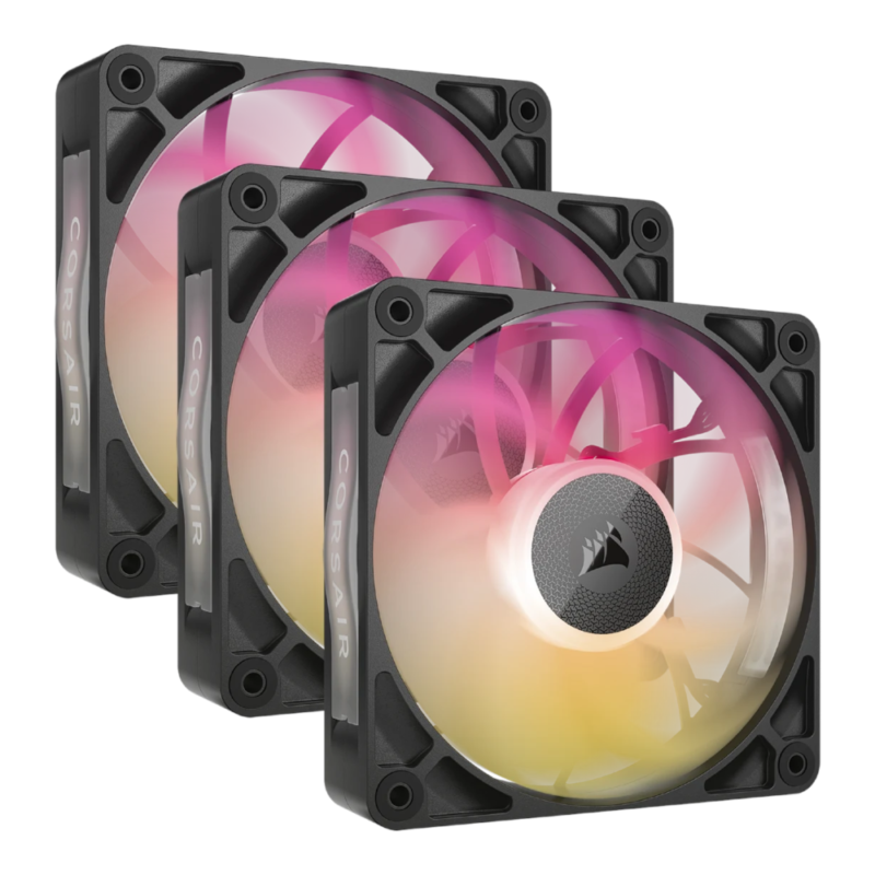 Ventoinha Corsair iCue Link RX120 MAX RGB Preto 3x120mm