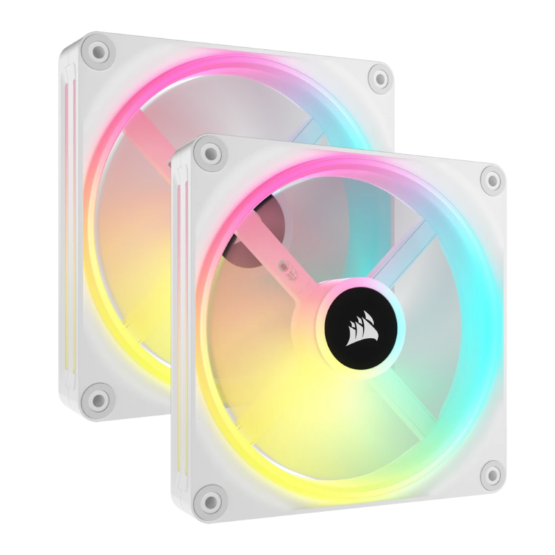 Ventoinha Corsair iCue Link QX140 RGB Branco 2x140mm