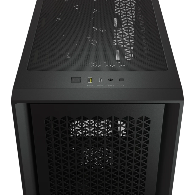 Caixa E-ATX Corsair Crystal 4000D Airflow Vidro Temperado Preto