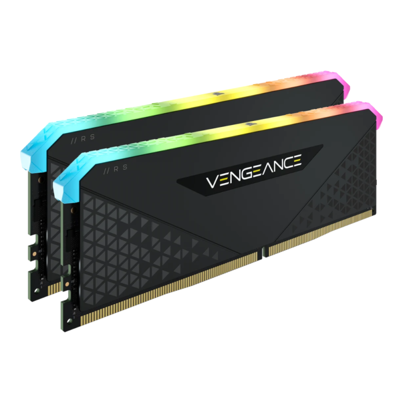 Memória RAM Corsair Vengeance RGB RS 32GB (2x16GB) DDR4 3200MHz CL16 Preto