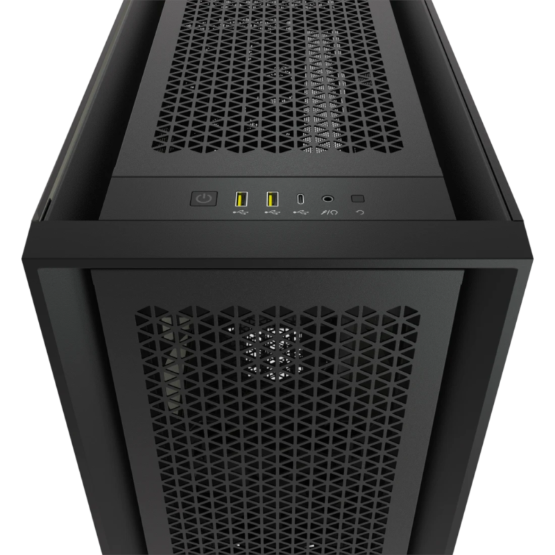 Caixa E-ATX Corsair Crystal 5000D Airflow Vidro Temperado Preto