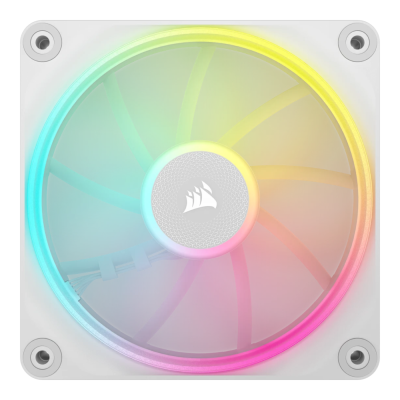 Ventoinha Corsair iCue Link LX120 RGB Branco 120mm