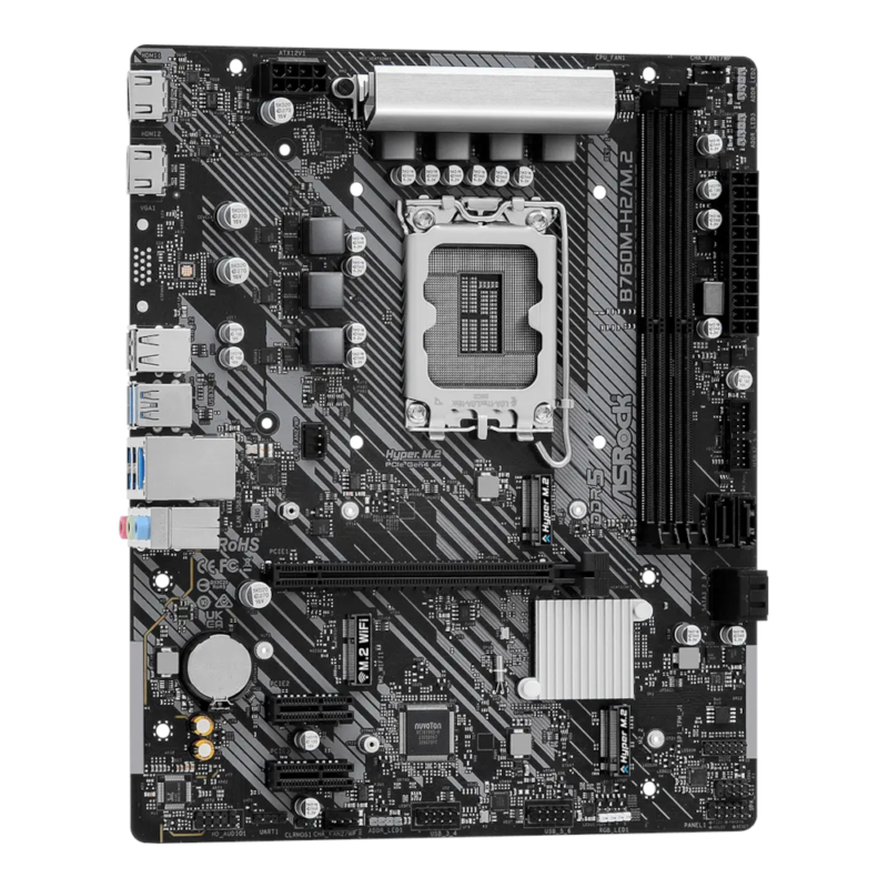 Motherboard ASRock B760M-H2/M.2 DDR5 M-ATX LGA1700