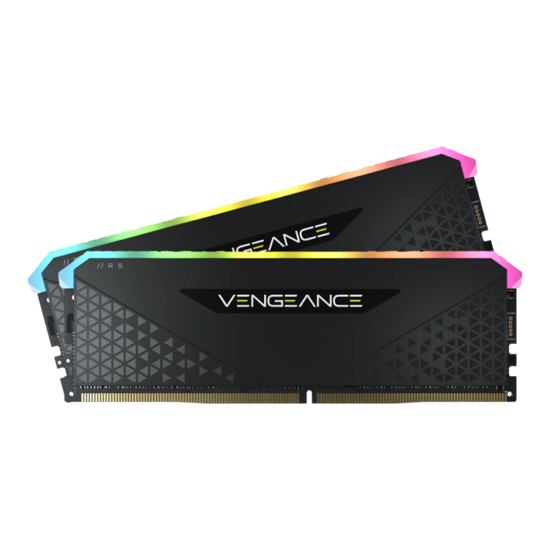 Memória RAM Corsair Vengeance RGB RS 32GB (2x16GB) DDR4 3200MHz CL16 Preto