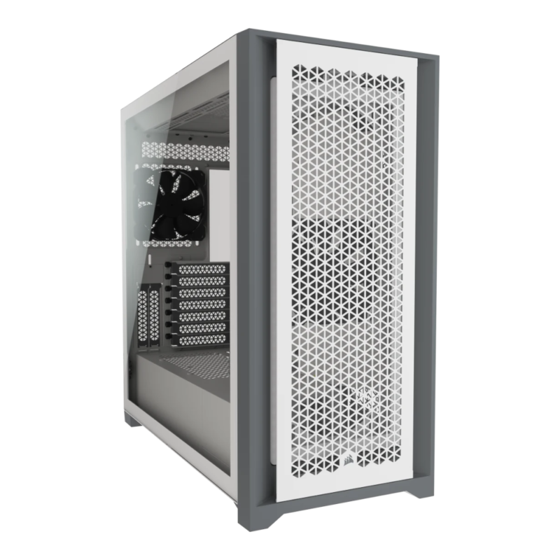 Caixa E-ATX Corsair 5000D Airflow Vidro Temperado Branco