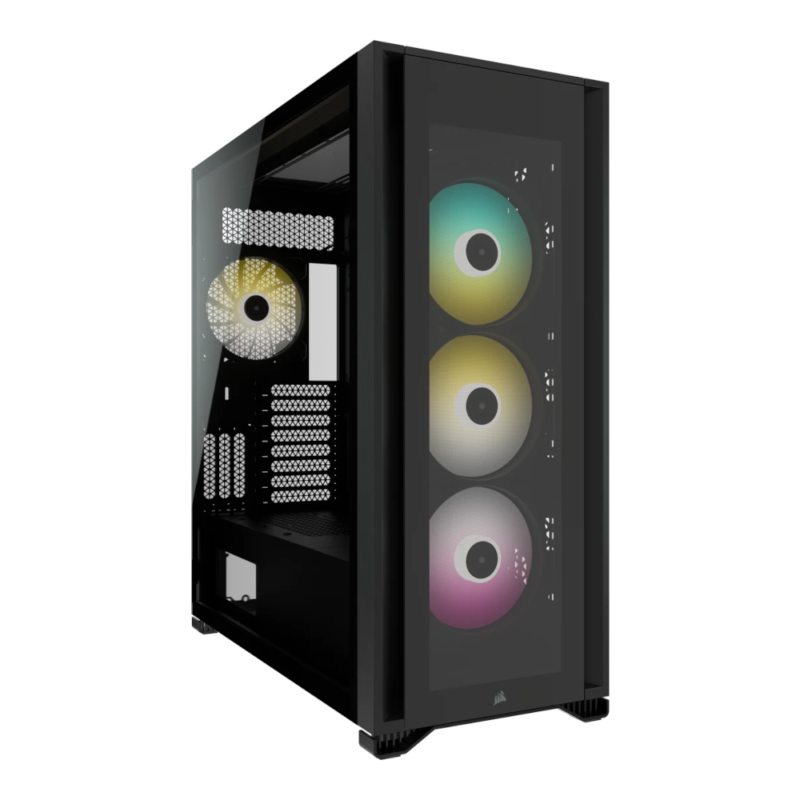 Caixa E-ATX Corsair iCue 7000X RGB Vidro Temperado Preto